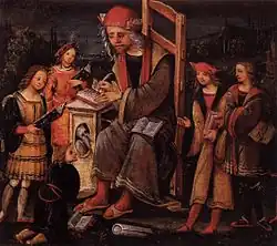 Святой Кассиан. Дерево, масло. Пинактотека Брера, Милан