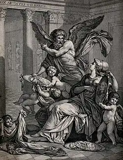 Аллегория в честь голландских художников. Офорт