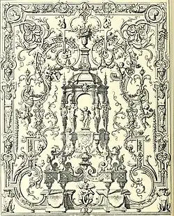 Ж. Берен. Орнаментальная композиция. 1680-е гг.