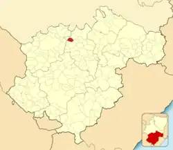 Расположение муниципалитета на карте провинции