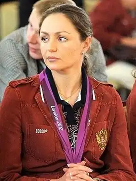 Анастасия Давыдова на вручении государственных наград в 2012 году