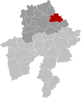 Расположение муниципалитета на карте провинции