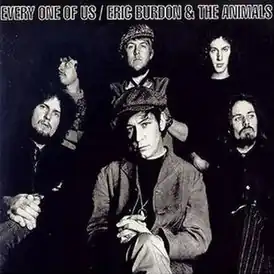 Обложка альбома Eric Burdon & The Animals «Every One of Us» (1968)