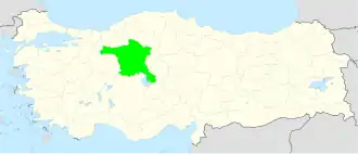 Гёльбаши на карте