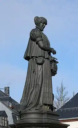 Фонтан Барбары Утманн в Аннаберг-Буххольце