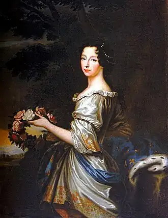 Портрет Анны Марии кисти Луи-Фердинанда Элля — младшего, 1684 год