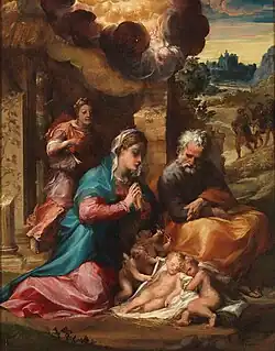 Рождество. Между 1500 и 1530. Холст, масло. Галерея Каподимонте, Неаполь