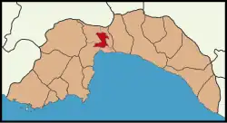 Кепез на карте