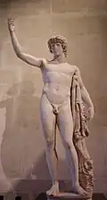 Антиной Браски. II в. н. э. Мрамор. В настоящее время: Лувр, Париж