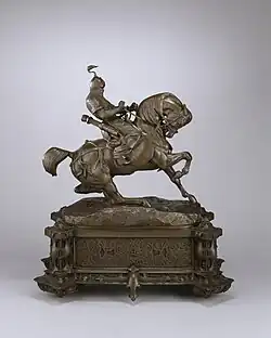 Татарский воин верхом на коне