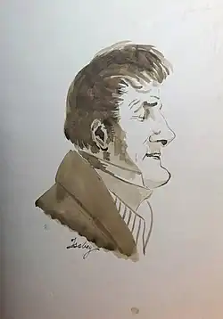 Портрет-шарж работы Жана-Батиста Изабе