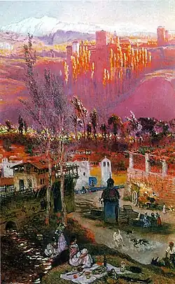 Вид на Альгамбру