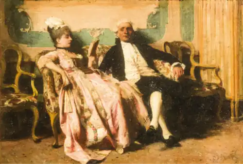 Ожидание в Венеции (итал. L'Attesa a Venezia), 1855