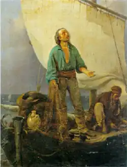 Рыбалка в Венеции (итал. La pesca a Venezia), 1840