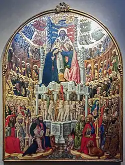 A. Виварини, Дж. д’Алеманья. Коронование Девы Марии. 1444. Дерево, темпера