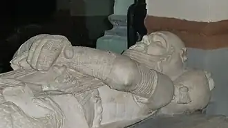 Надгробие Томаса II в Аостском кафедральном соборе