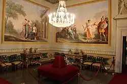 Росписи гостиной Элизы Бакьокки, или графини Мирафьори. Вилла Поджо-а-Кайано