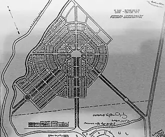 Архитектурный проект Арабкира. Автор: Александр Таманян, 1925 г.