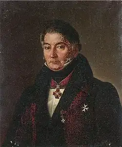 Портрет И. И. Арапетова работы неизвестного художника, 1840-е гг.