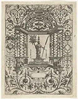 Архитектурная фантазия. Из серии «Гротески в различных манерах». 1565 – 1571. Офорт