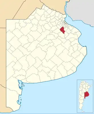 Муниципалитет Каньюэлас на карте