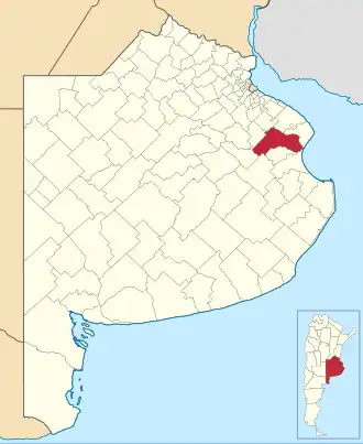 Муниципалитет Часкомус на карте