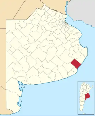 Муниципалитет Мар-Чикита на карте