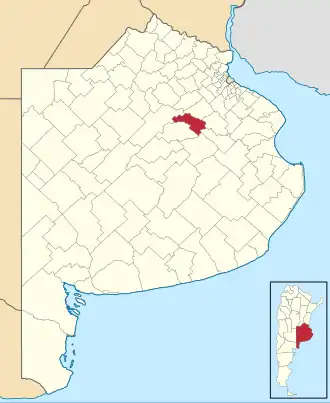 Муниципалитет Роке-Перес на карте