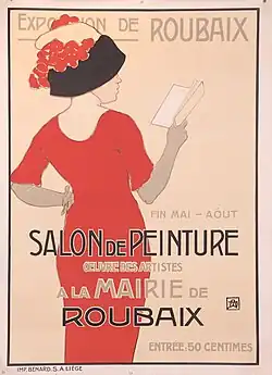 Выставка Рубо. Афиша. 1911. Хромолитография