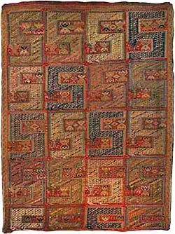Армянский вишапагорг («драконий ковёр») из села Хцаберд, область Дизак, XIX век