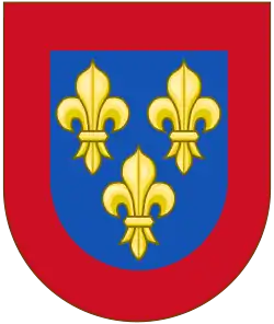 Герб династии Бурбон-Анжу.