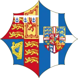 Герб Марины как герцогини Кентской