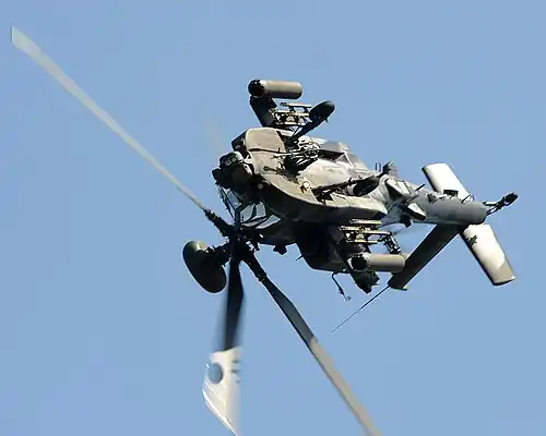 Бочка на ударном вертолёте WAH-64