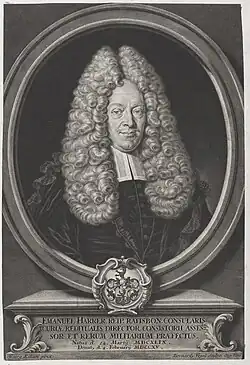 Э. Харрер. Бургомистр Регенсбурга. Гравюра В. Фогеля по живописному оригиналу Г. Килиана. Ок. 1725