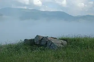 Разрушенный ДОТ линии Арпада