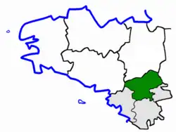 Шатобриан на карте