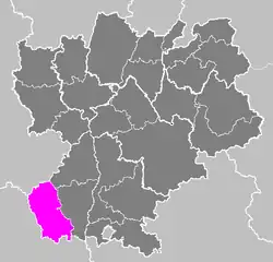 Ларжантьер на карте