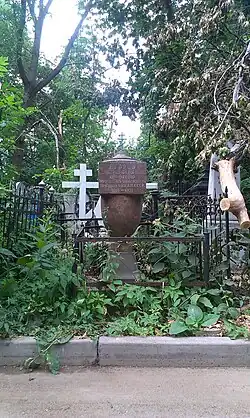 Могила профессора Д. Ф. Егорова