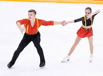 С Юлией Артемьевой в 2022 году