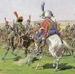 Французская гвардейская конная артиллерия.