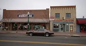 Дома в историческом центре Арвады(англ. Olde Town)