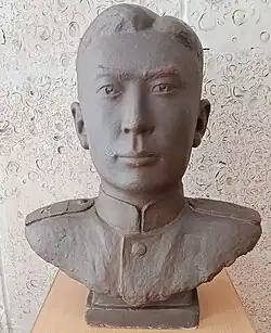 Абрам Браиловский. «Бюст генерал-майора Даира Асанова», 1944 г.