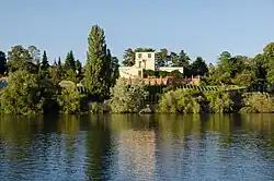 Помпеянум. Вид с реки Майн