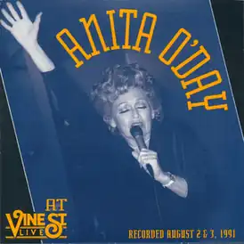 Обложка альбома Аниты О’Дэй «At Vine St. Live» (1991)