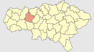 Аткарский район на карте