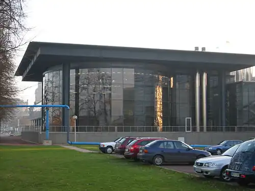 Здание пленарных заседаний ландтага Саксонии