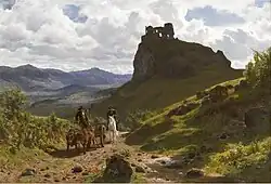 Руины замка Апшон