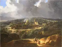 Вид Иерусалима. 1831. Холст, масло. Лувр, Париж