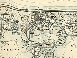 Остров Кирр на карте 1893 года