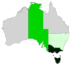 Results by colony of the 1898 referendums